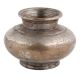 Handmade Black Brass Indian Water Drinking Pot
