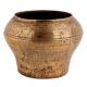 Handmade Brown Brass Vase Or Flower Pot