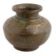 Vintage Holy Water Pot With Carving Work In Classic Brass