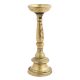 Brass Small Vintage Used Oil Lampstand With One Jyoti