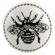 Black Bumble Bee Flat Ceramic Cabinet knobs