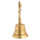 Temple Hand Bell With Hanuman Figure