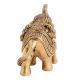 Elephant With Figure Laxmi & Ganesha Small