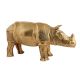 Rhino Standing Animal- With Carved Details