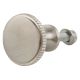 Handmade Nickel-Finish Round Brass Cabinet Knob