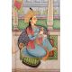 Mughal Canvas Painting From Emperor Shah Jahan's Reign