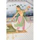 Handmade Moghul Empire Harem Dance And Wine Scene Painting