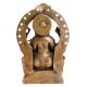 Handmade Antique Gold Brass Ganapati Statue With Arch