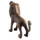Handmade Brown Brass Lion Statue For Decoration