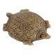 Handmade Golden Polished Brass Metal Turtle Statue