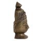Handcrafted Brown Brass Buddha Head Showpiece