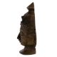 Handcrafted Brown Brass Buddha Head Showpiece