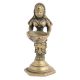 Handmade Antique Brass Paavai Vilakku Brass Oil Lamp