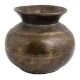 Handmade Simple Black Brass Water Pot Lota