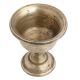 Handmade Golden Brass Finely Cast Bowl On Stand
