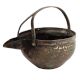 Handmade Old Black Brass Gokarnam Or Serving Pot