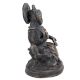 Handcrafted Black Brass Sitting Laxmi Devi Statue