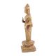 Handmade Golden Brass Standing Goddess Laxmi Idol Statue
