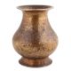 Handmade brown Patinated Brass Water Pot