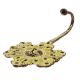 Handmade Golden Brass Sun Face Single Wall Hook