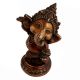 Handmade Dark Brown Brass Dancing Baby Ganesha Statue