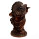 Handmade Dark Brown Brass Dancing Baby Ganesha Statue