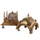 Brass Crafted Temple Decor Small For Home And Pooja Room