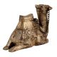 Handmade Stone Brown Brass Camel Statue