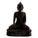 Handmade Black Brass Sitting Buddha Statue in Meditation
