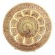Metal Plate With Peacock Design