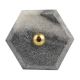 Grey Hexagon stone Cabinet knobs