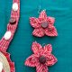 Gamcha Neckpiece With Jute And Kaudi With Earrings Set