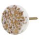 Mustard Terrazzo Marble Round Cabinet Knobs