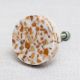Mustard Terrazzo Marble Round Cabinet Knobs