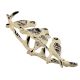 Cream Distressed Birds Iron Hook