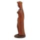 Handmade Red Wood Christian Mariam Statue