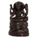 Handmade Black Wood Sitting Lord Shiva Statue