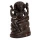 Handmade Black Wood Sitting Lord Shiva Statue