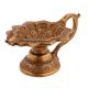 Handmade Antique Gold Brass Oil Lamp Diya With Handle