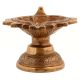 Handmade Antique Gold Brass Oil Lamp Diya With Handle