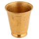 Handmade Antique Brass Lassi Glass