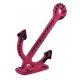 Queen Pink Anchor Distressed Iron Hooks