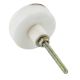 White Marble Wooden Dresser Knobs