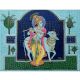 Lord Krishna with Kamdhenu