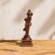 Copper Statue Of Lord Krishna Dancing On Kaliya, The Venomous Snake