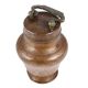 Handmade Brown Brass Milk Pot Or Gangajal Pot