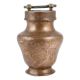 Handmade Brown Brass Milk Pot Or Gangajal Pot