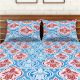 Blue Spaces 104 TC Cotton Double Bed Sheet with 2 Pillow Covers