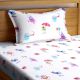 Multicolored Chic Home Kids Monster Hunt 180 TC Cotton Single Bedsheet with One Pillow Cover