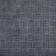Grey Criss Cross Embossed Extra Large Rubber Door and Floor Mat